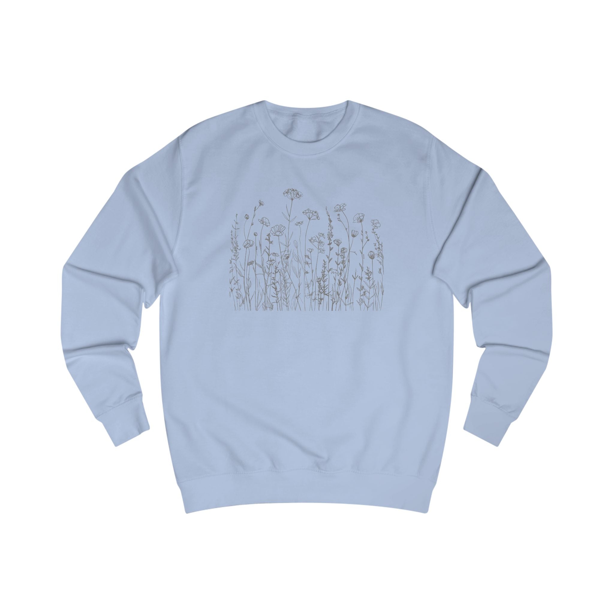 Wild flowers Sketch Unisex Sweatshirt - Cozy Fall Fashion, Gift for Nature Lovers, Casual Layering, Screen Printed Apparel, Plant Lover's [...]