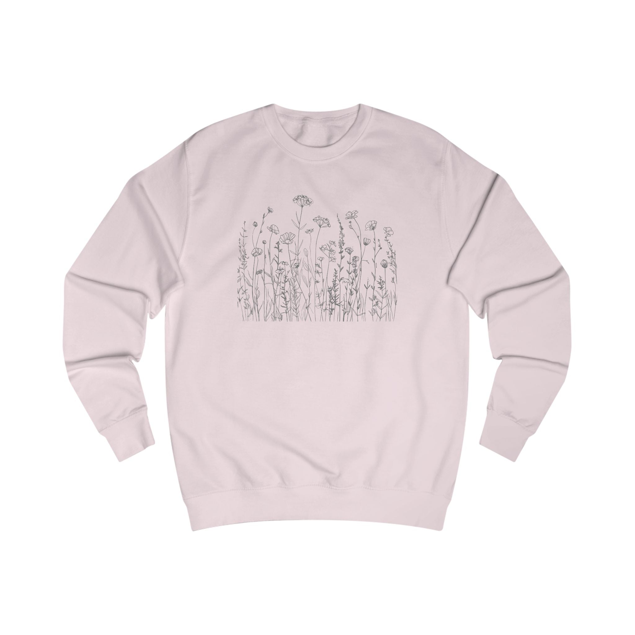 Wild flowers Sketch Unisex Sweatshirt - Cozy Fall Fashion, Gift for Nature Lovers, Casual Layering, Screen Printed Apparel, Plant Lover's [...]