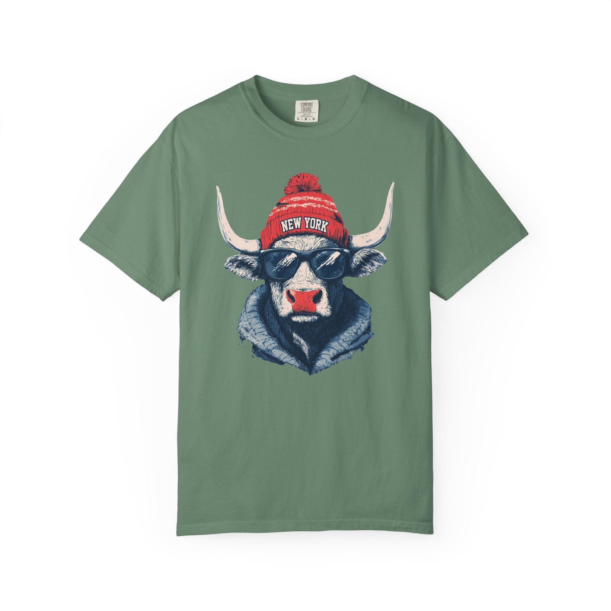 Football Spirit Animal Mascot Graphic T-shirt, Unisex Tee with New York Football team, Trendy Casual Wear, Gift for Him/Her