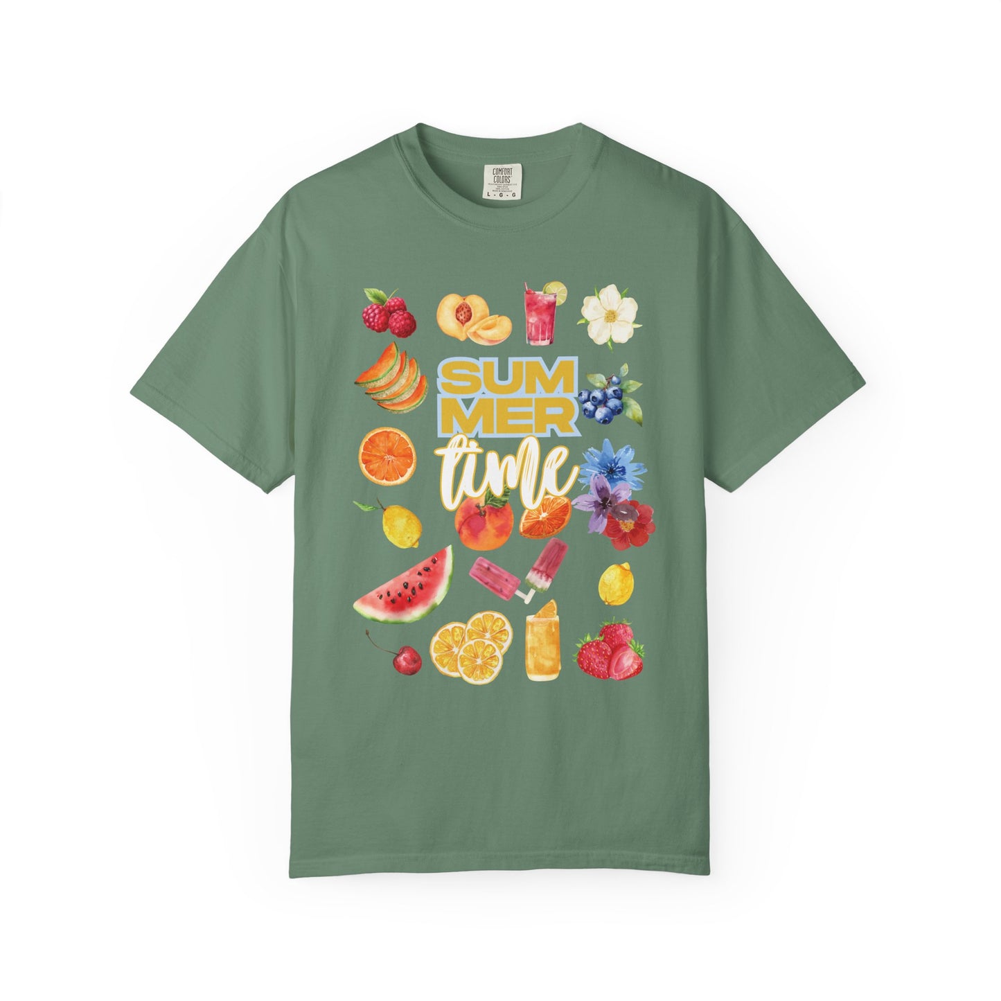 Summer Fruit Vibes T-Shirt, Unisex Casual Tee, Graphic Tee for Summer, Beachwear, Vacation Top, Gift for Her