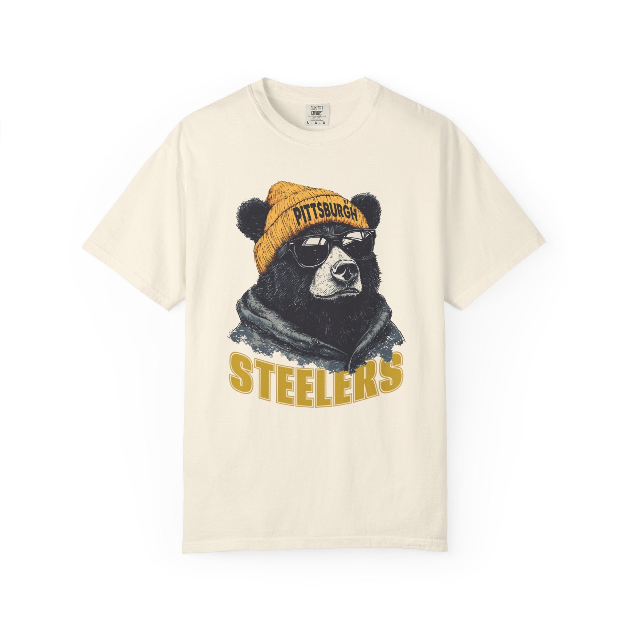 Pittsburgh Steelers Bear Spirit Animal T-Shirt | Unisex Football Fan Apparel