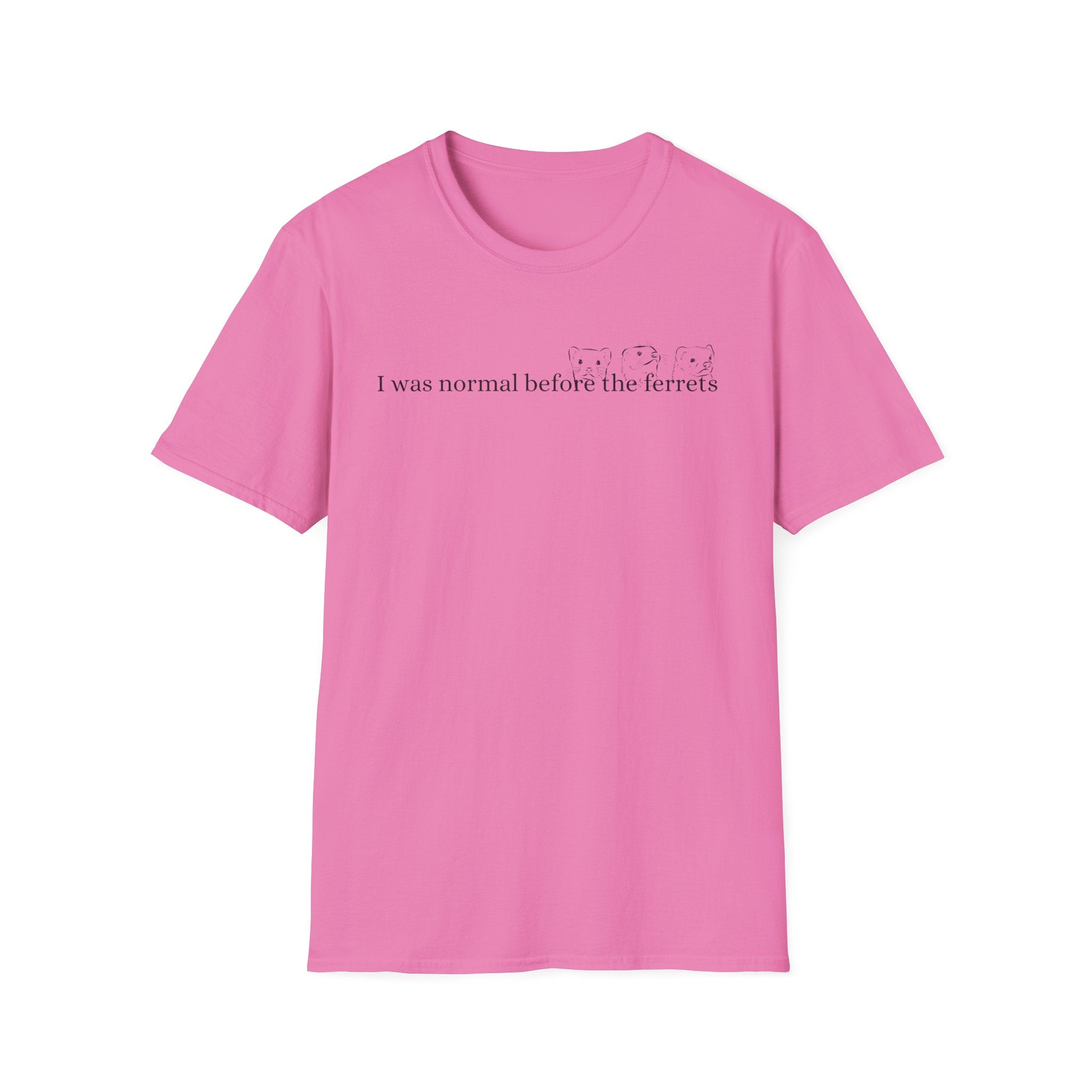 Funny Ferret Quote T-Shirt, Unisex Tee for Ferret Lovers, Casual Humor Shirt, Gift for Pet Owners, Birthday Present, Animal Lover Apparel