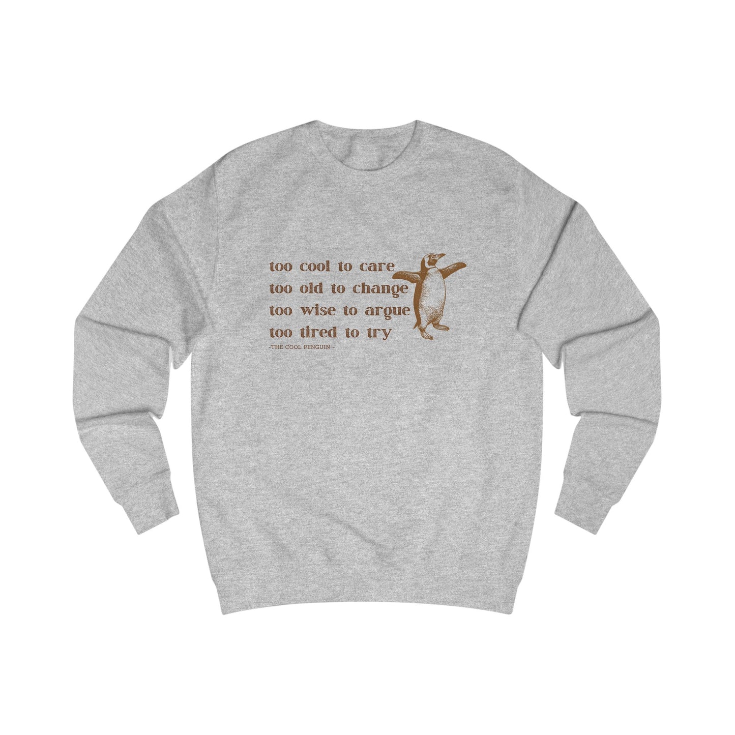 The Cool Penguin Advice Unisex Sweatshirt, Funny Gift for Friends, Comfy Layering Piece, Casual Style for Everyday Wear, Perfect for [...]