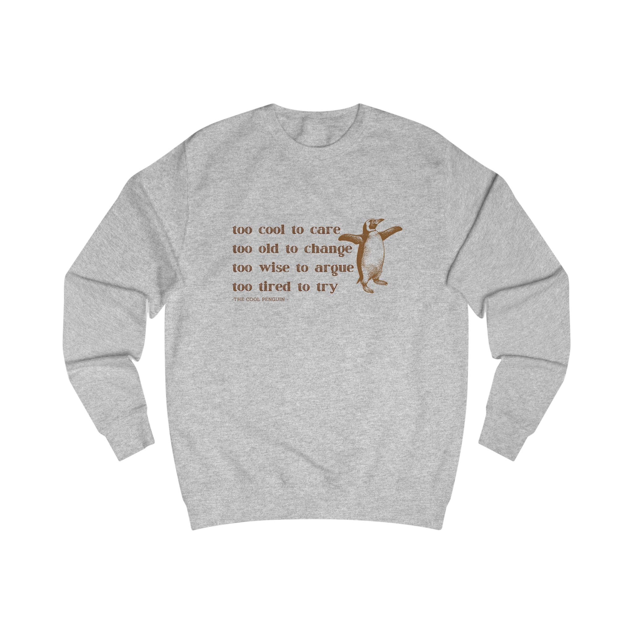 The Cool Penguin Advice Unisex Sweatshirt, Funny Gift for Friends, Comfy Layering Piece, Casual Style for Everyday Wear, Perfect for [...]