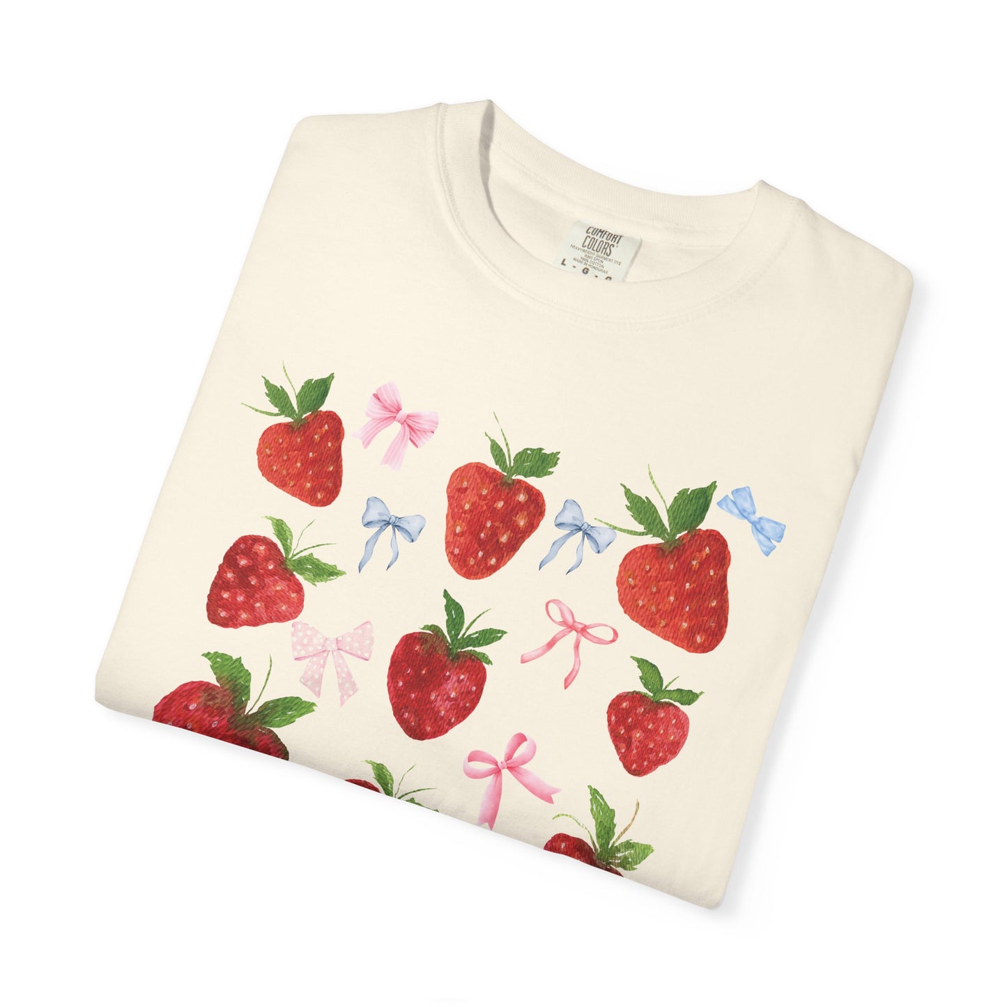 Strawberry Fields Unisex T-Shirt, Cute Summer Tee, Gift for Her, Eco-Friendly Apparel, Casual Wear, Berry Themed Fashion
