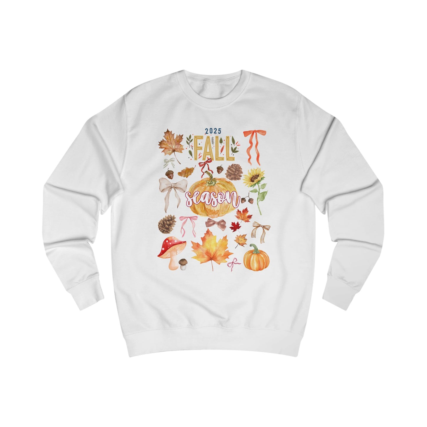 Cozy Fall Vibes Unisex Sweatshirt - 2025 Autumn Design, Seasonal Gift, Casual Wear, Thanksgiving Sweater, Nature Lover Apparel