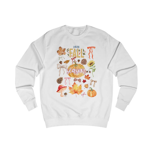 Cozy Fall Vibes Unisex Sweatshirt - 2025 Autumn Design, Seasonal Gift, Casual Wear, Thanksgiving Sweater, Nature Lover Apparel