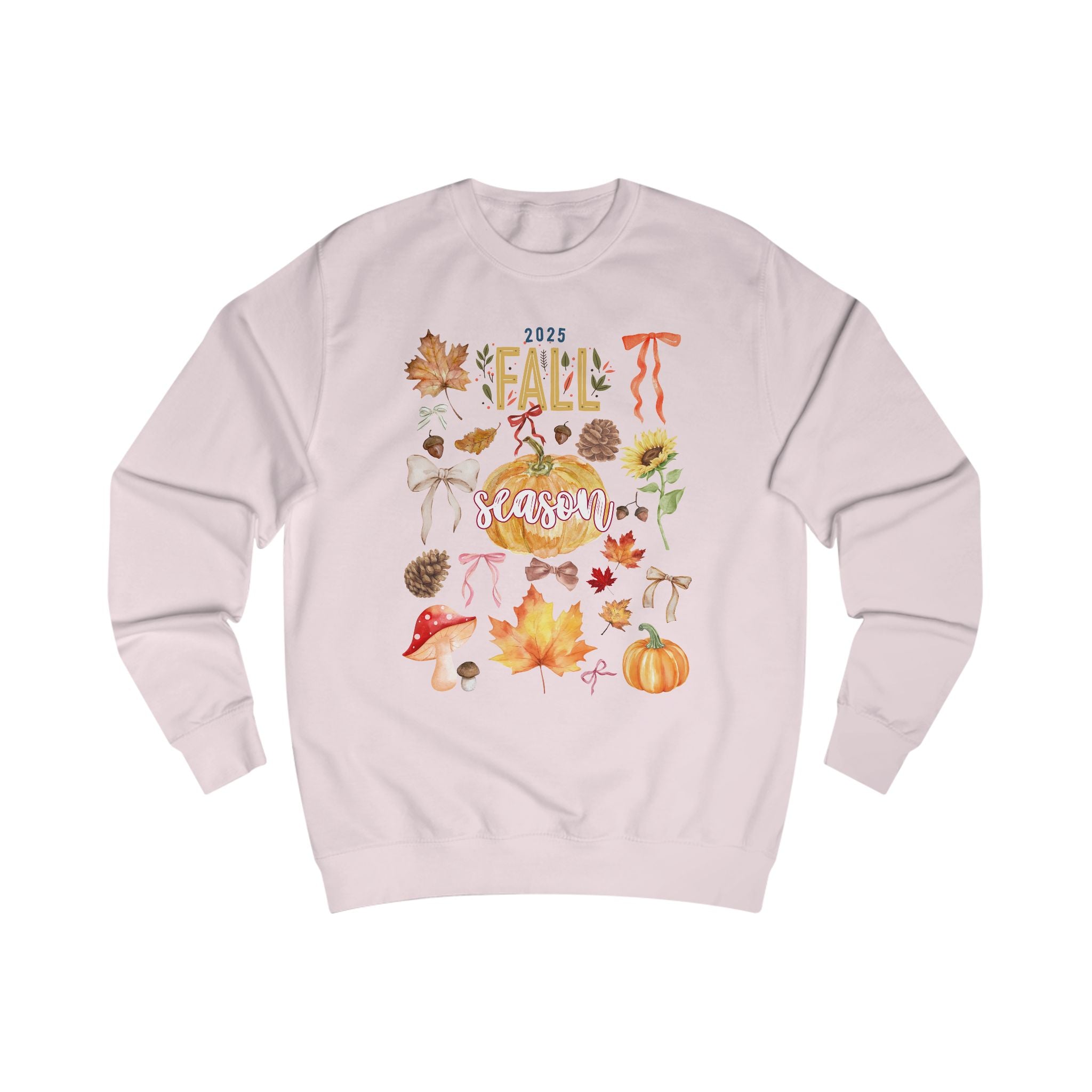 Cozy Fall Vibes Unisex Sweatshirt - 2025 Autumn Design, Seasonal Gift, Casual Wear, Thanksgiving Sweater, Nature Lover Apparel