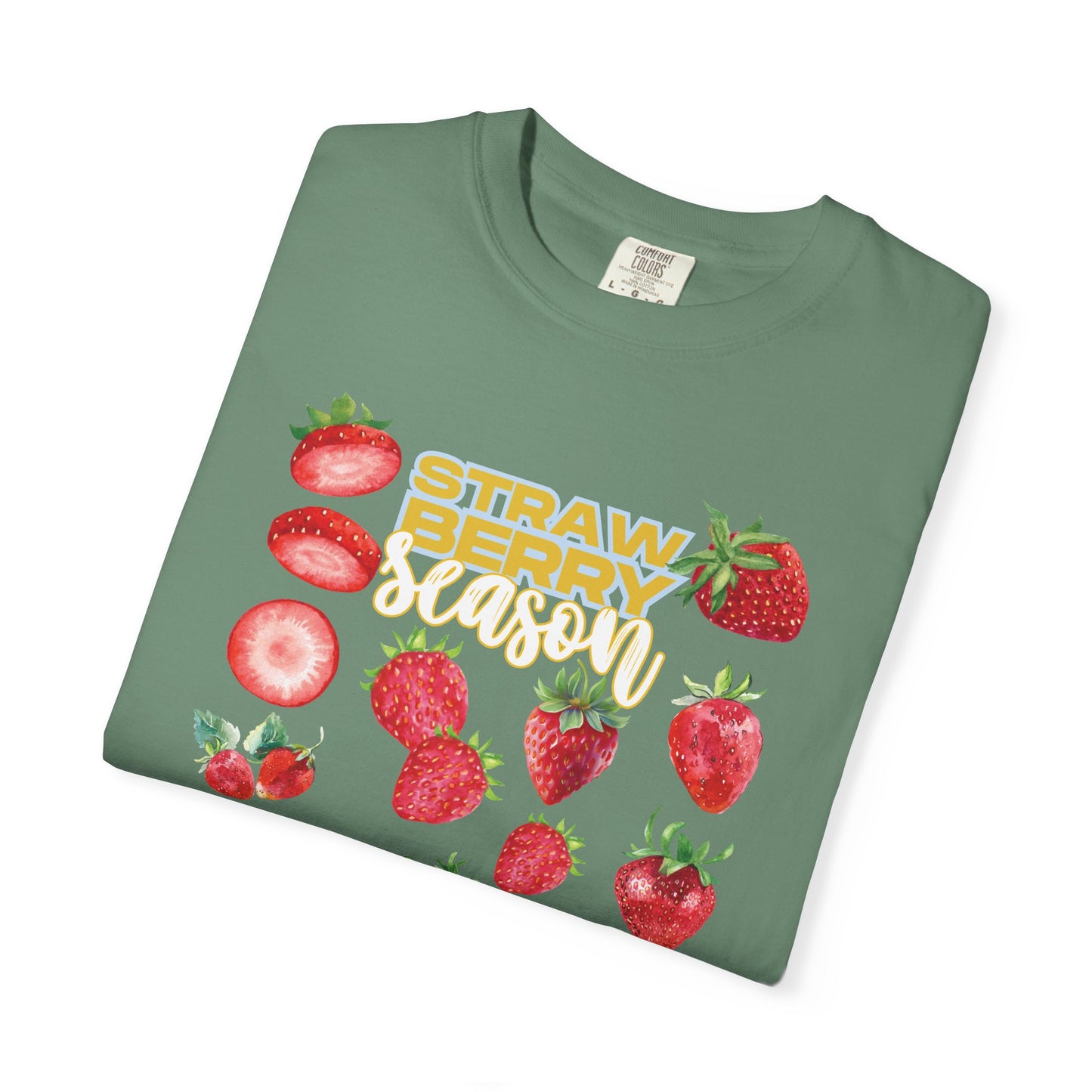 Strawberry Season T-Shirt, Summer Tee, Fruit Lover Gift, Unisex Casual Wear, Fun Graphic Shirt, Cute Outfit Idea