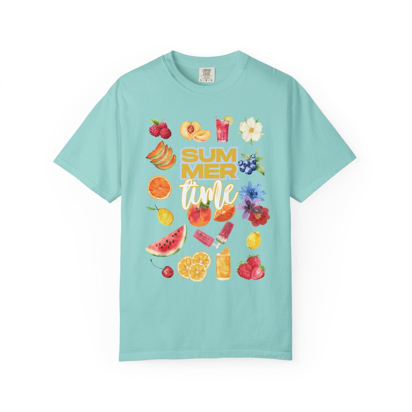 Summer Fruit Vibes T-Shirt, Unisex Casual Tee, Graphic Tee for Summer, Beachwear, Vacation Top, Gift for Her