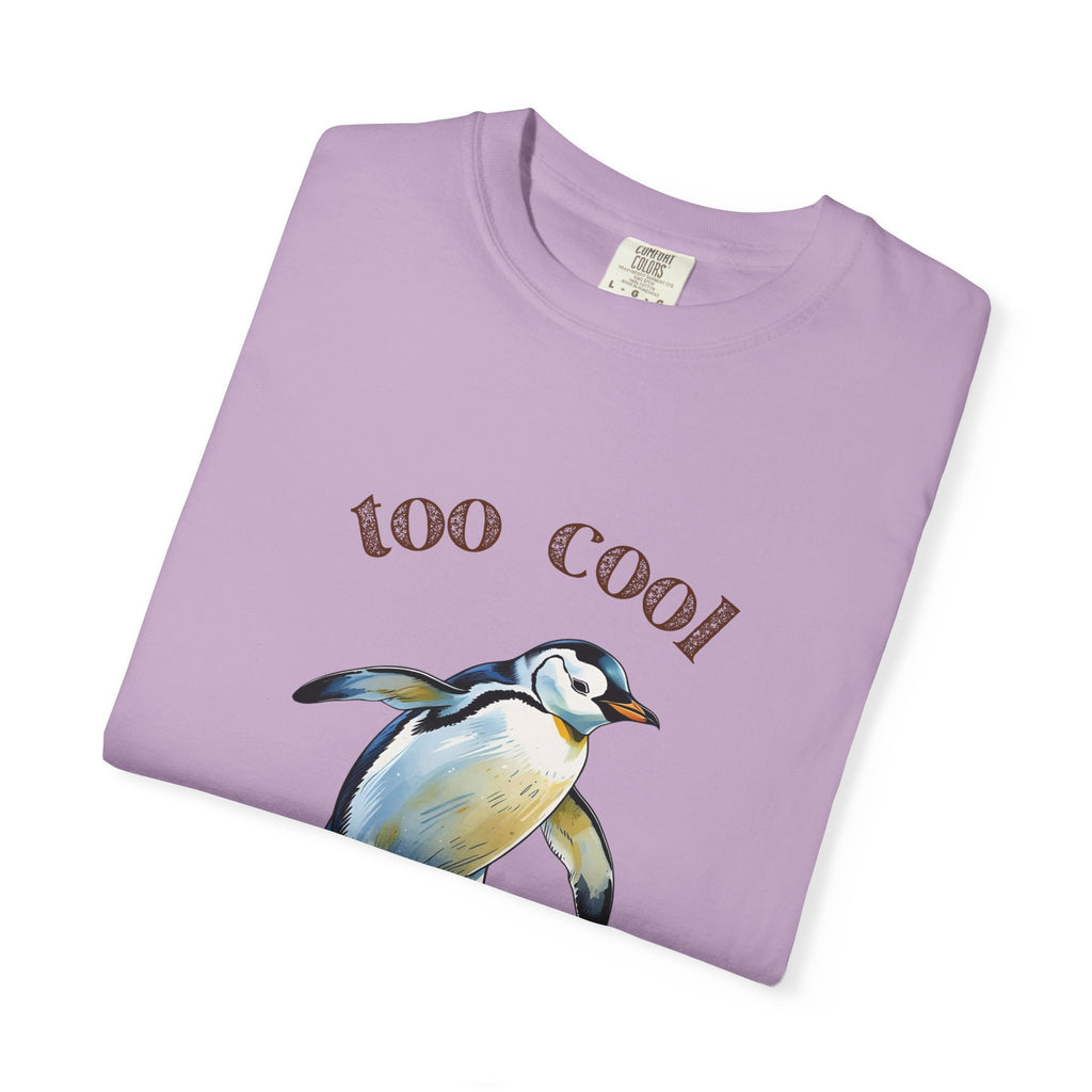 Cool Penguin Graphic T-Shirt, Unisex Casual Tee, Funny Gift, Ice Skating Humor, Perfect for Birthdays & Holidays