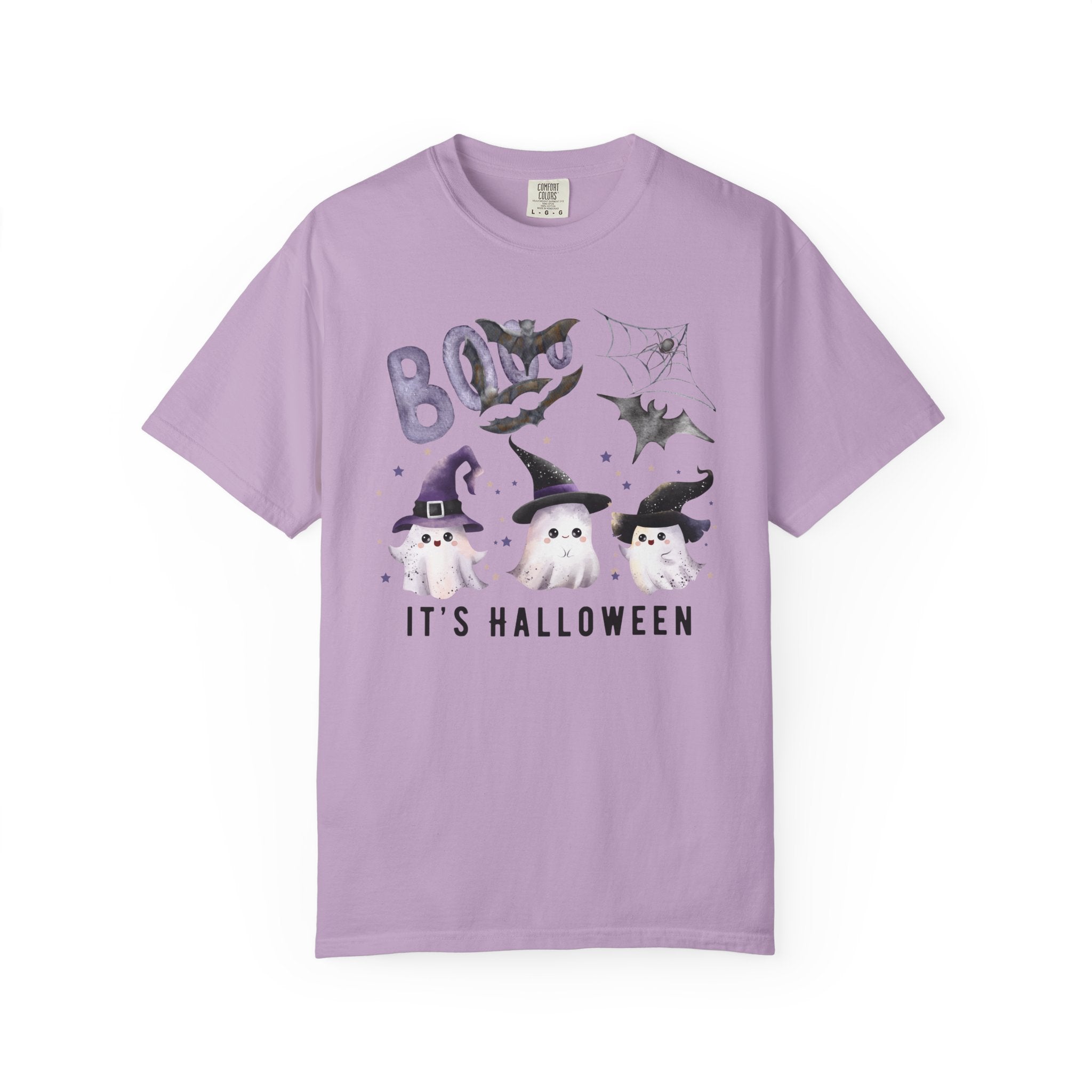 Halloween Cute Ghost T-Shirt, Unisex Fall Tee, Spooky Shirt, Kids Halloween Costume, Festive Apparel, Trick or Treat Shirt