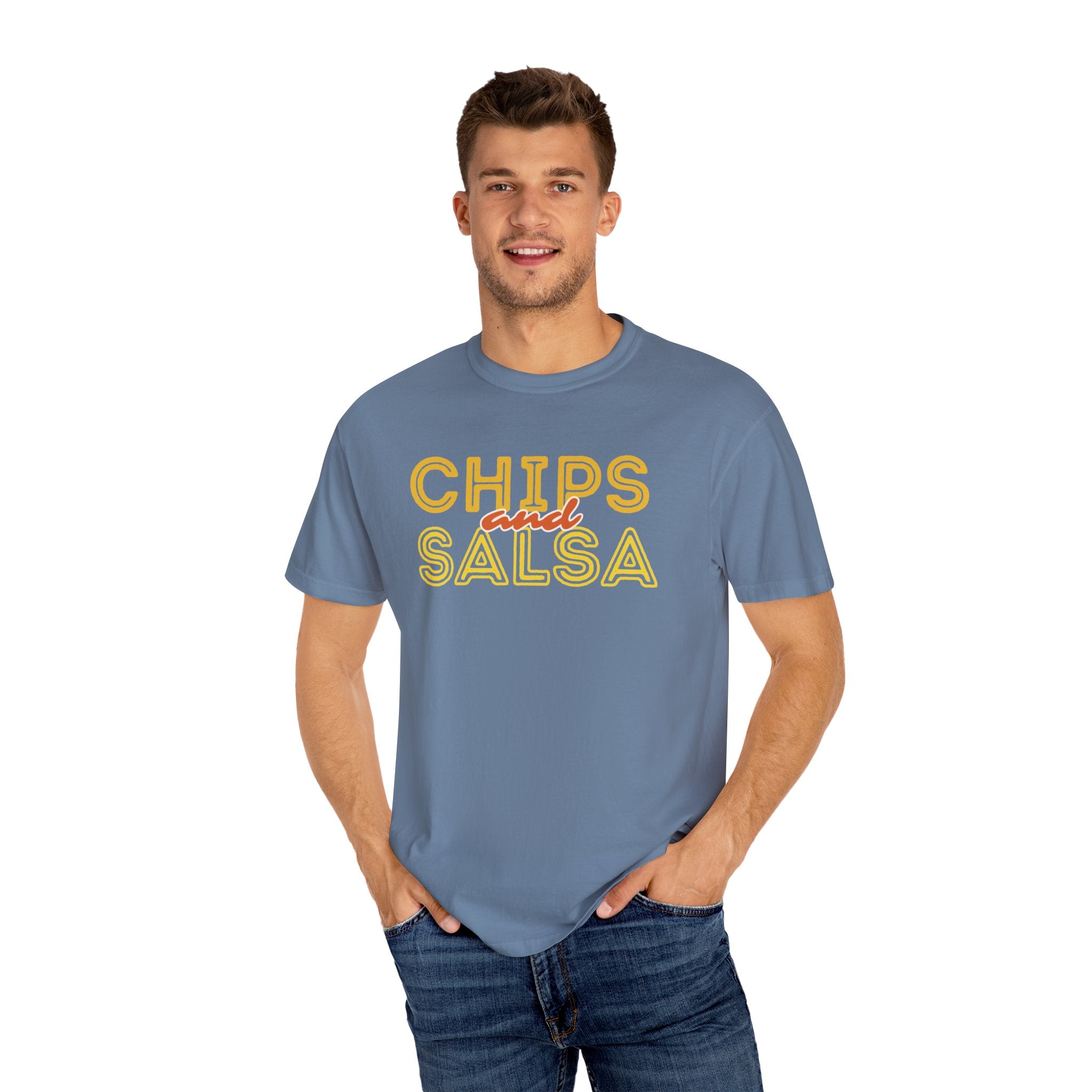 Chips and Salsa Unisex T-shirt, Casual Summer Tee, Foodie Gift, Gift for Friends, Cute Graphic Top, Comfortable Everyday Wear
