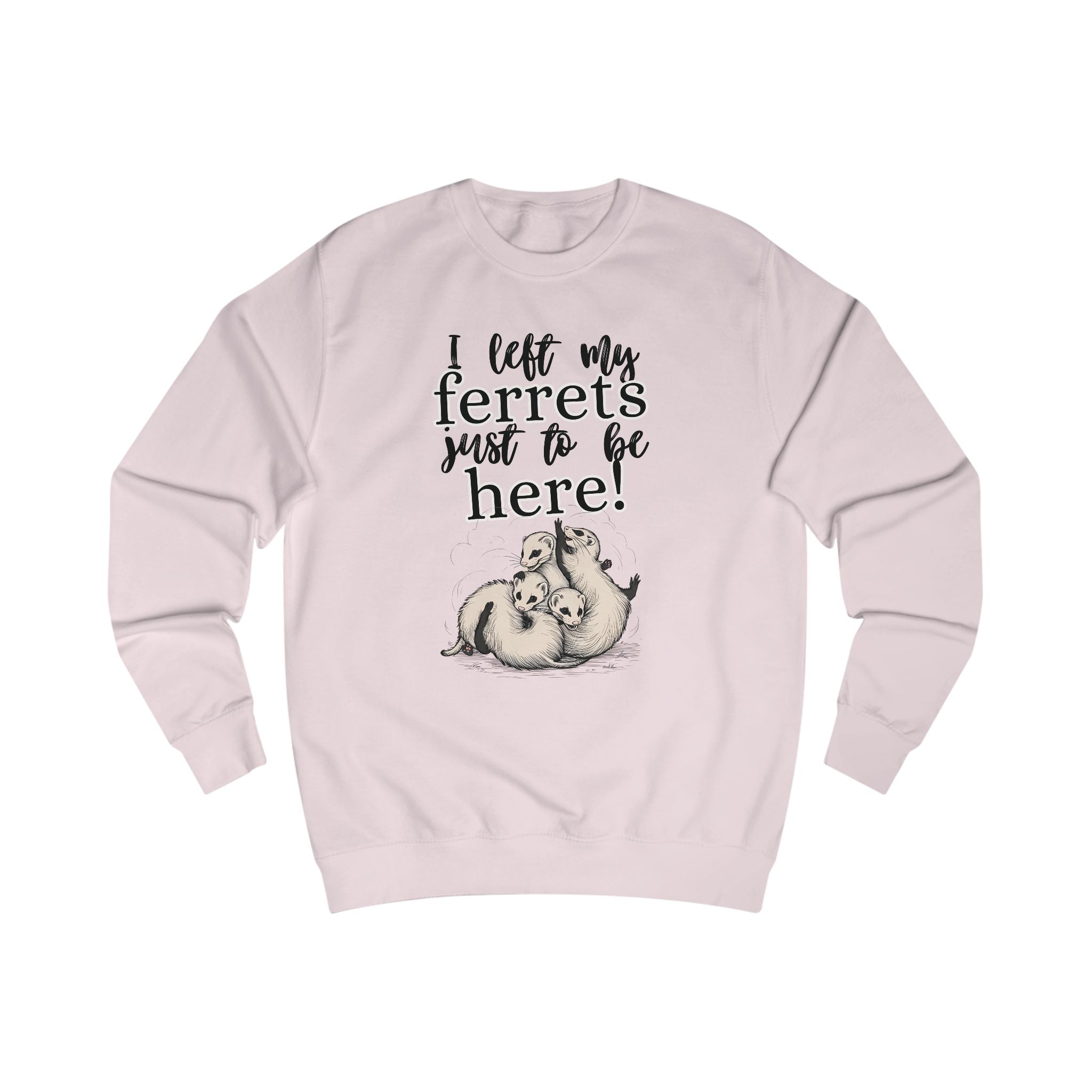 Whimsical Unisex Sweatshirt for Ferret Lovers