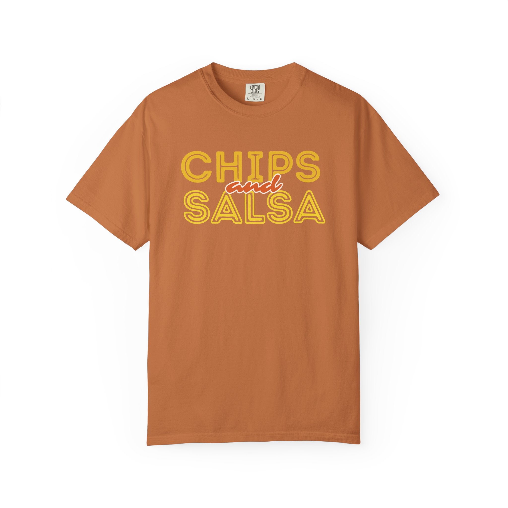 Chips and Salsa Unisex T-shirt, Casual Summer Tee, Foodie Gift, Gift for Friends, Cute Graphic Top, Comfortable Everyday Wear