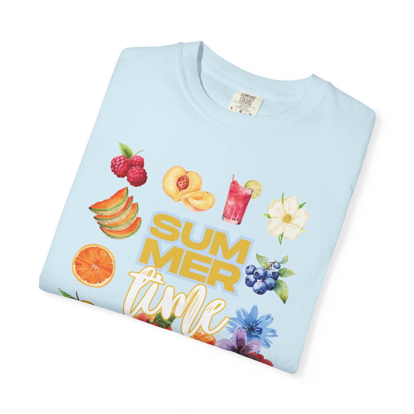 Summer Fruit Vibes T-Shirt, Unisex Casual Tee, Graphic Tee for Summer, Beachwear, Vacation Top, Gift for Her