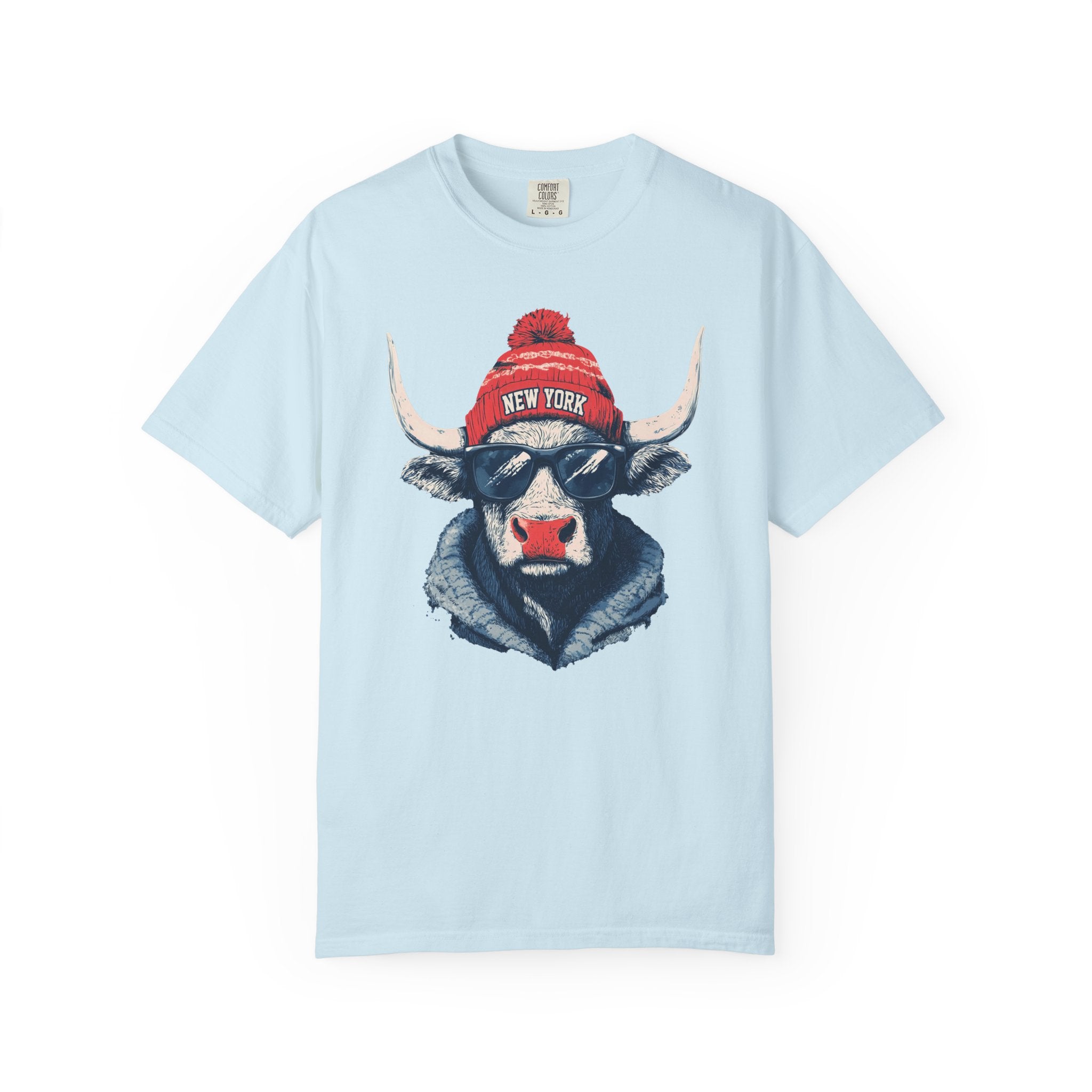 Football Spirit Animal Mascot Graphic T-shirt, Unisex Tee with New York Football team, Trendy Casual Wear, Gift for Him/Her