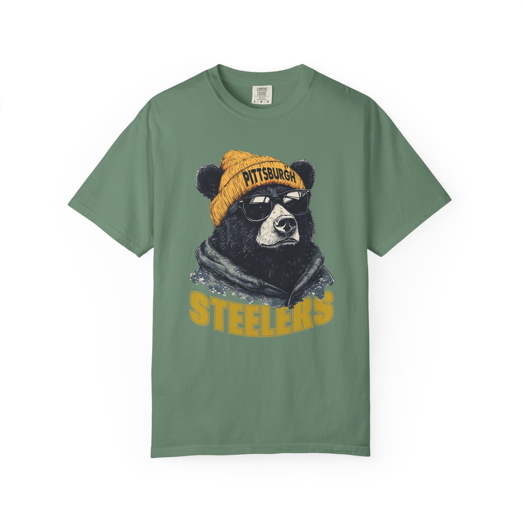Pittsburgh Steelers Bear Spirit Animal T-Shirt | Unisex Football Fan Apparel