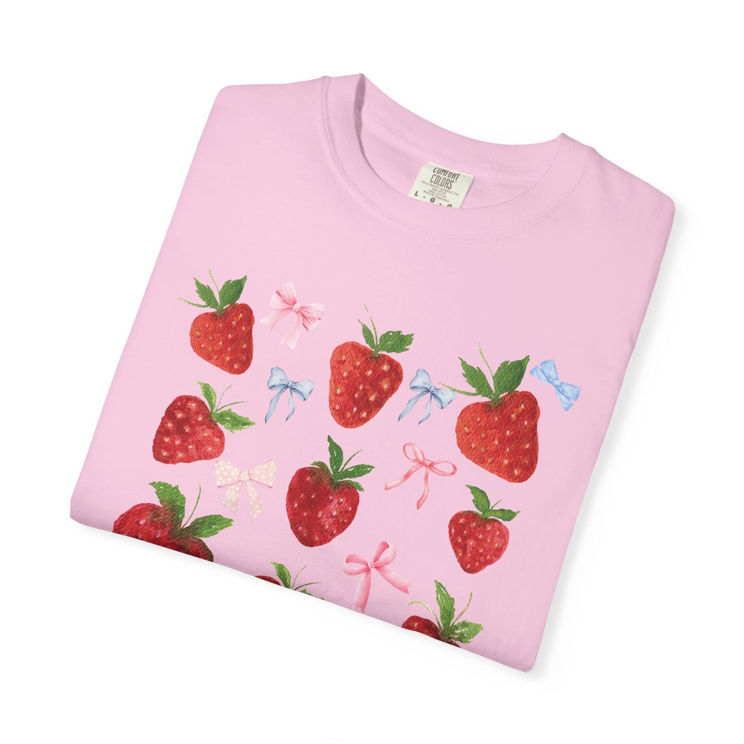 Strawberry Fields Unisex T-Shirt, Cute Summer Tee, Gift for Her, Eco-Friendly Apparel, Casual Wear, Berry Themed Fashion