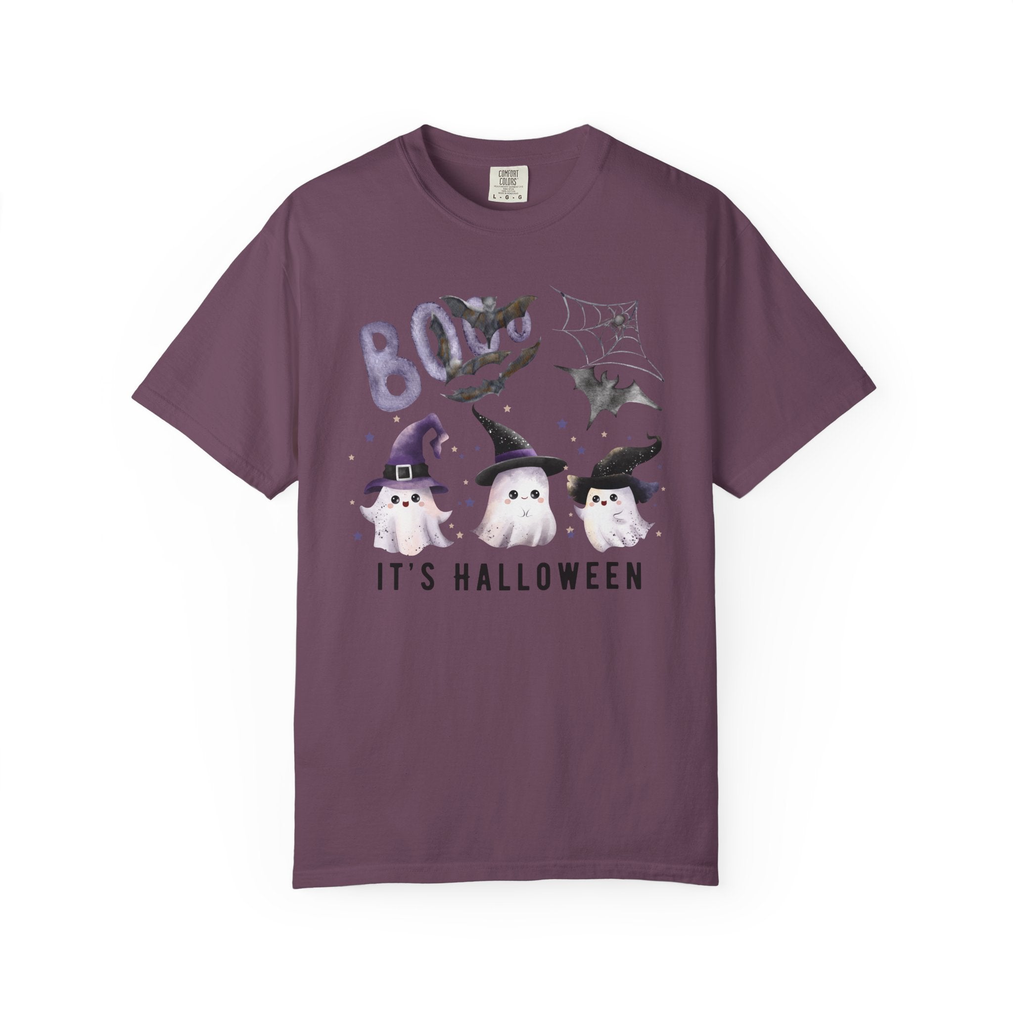 Halloween Cute Ghost T-Shirt, Unisex Fall Tee, Spooky Shirt, Kids Halloween Costume, Festive Apparel, Trick or Treat Shirt