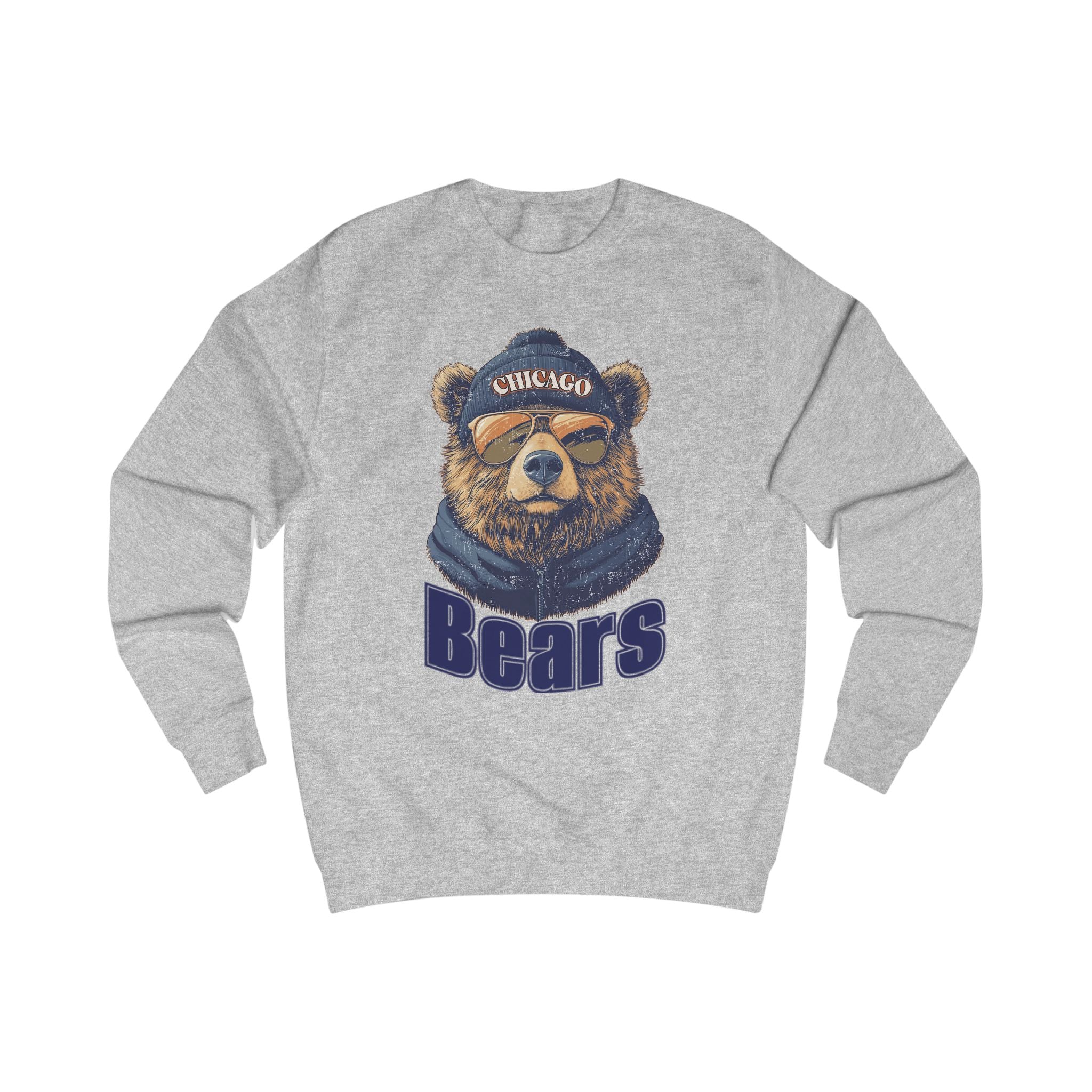 Chicago Bears Football Mascot Unisex Sweatshirt - Cozy Team Apparel for Game Day