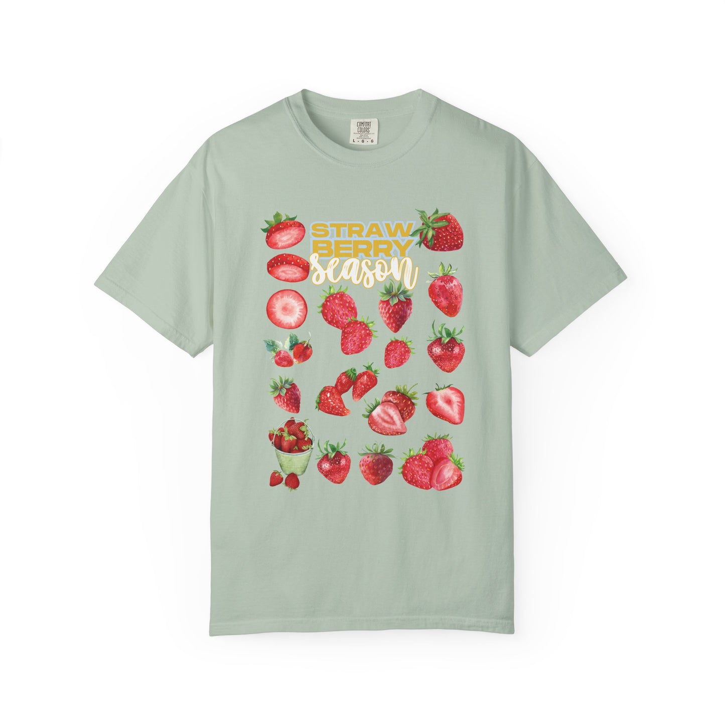 Strawberry Season T-Shirt, Summer Tee, Fruit Lover Gift, Unisex Casual Wear, Fun Graphic Shirt, Cute Outfit Idea