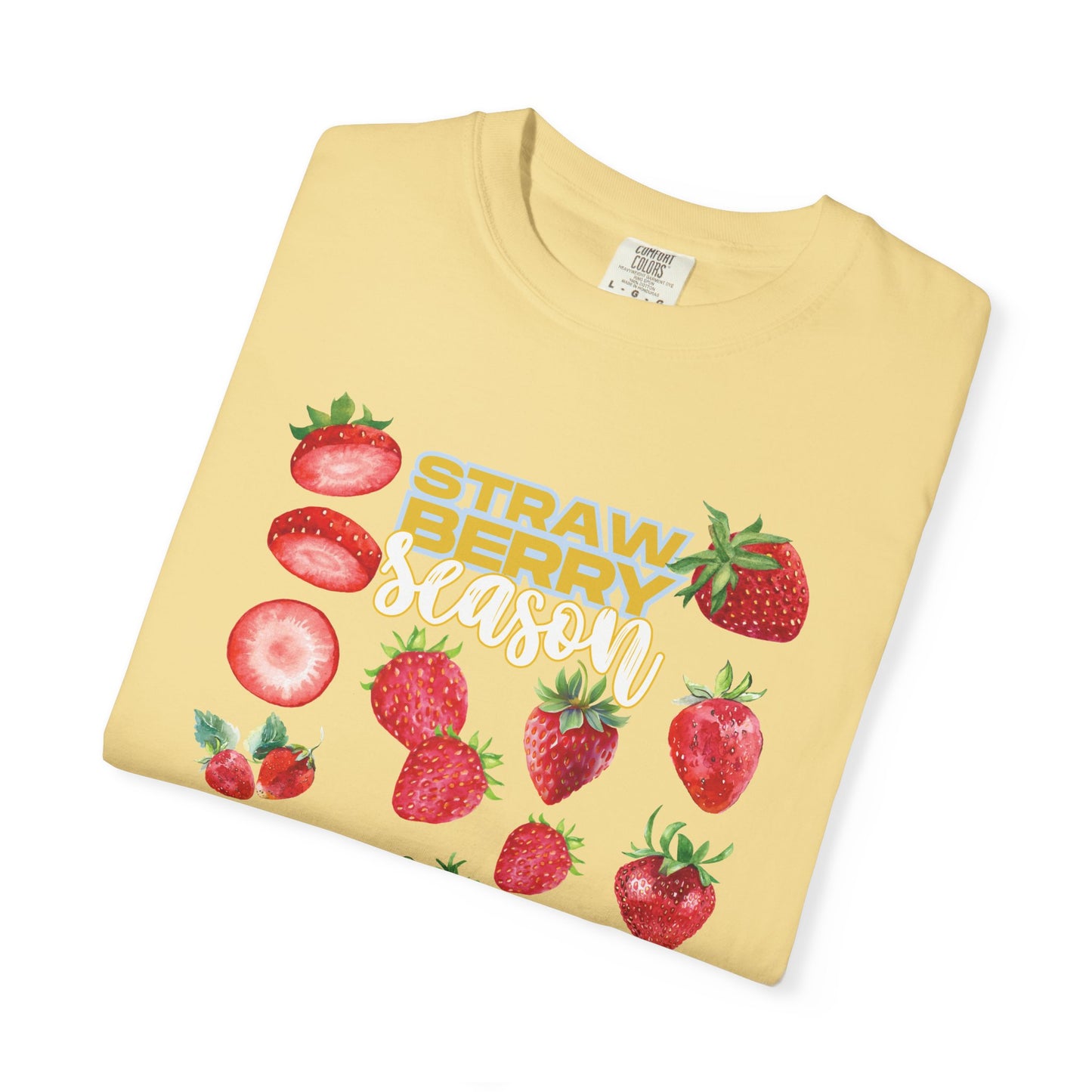 Strawberry Season T-Shirt, Summer Tee, Fruit Lover Gift, Unisex Casual Wear, Fun Graphic Shirt, Cute Outfit Idea