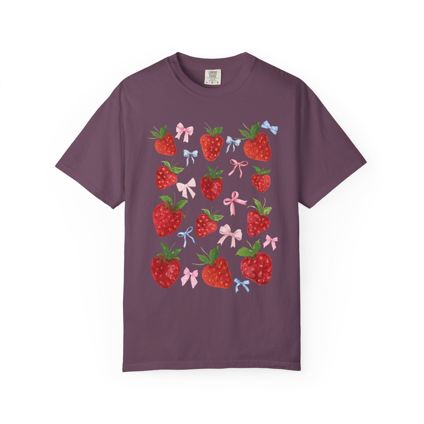 Strawberry Fields Unisex T-Shirt, Cute Summer Tee, Gift for Her, Eco-Friendly Apparel, Casual Wear, Berry Themed Fashion