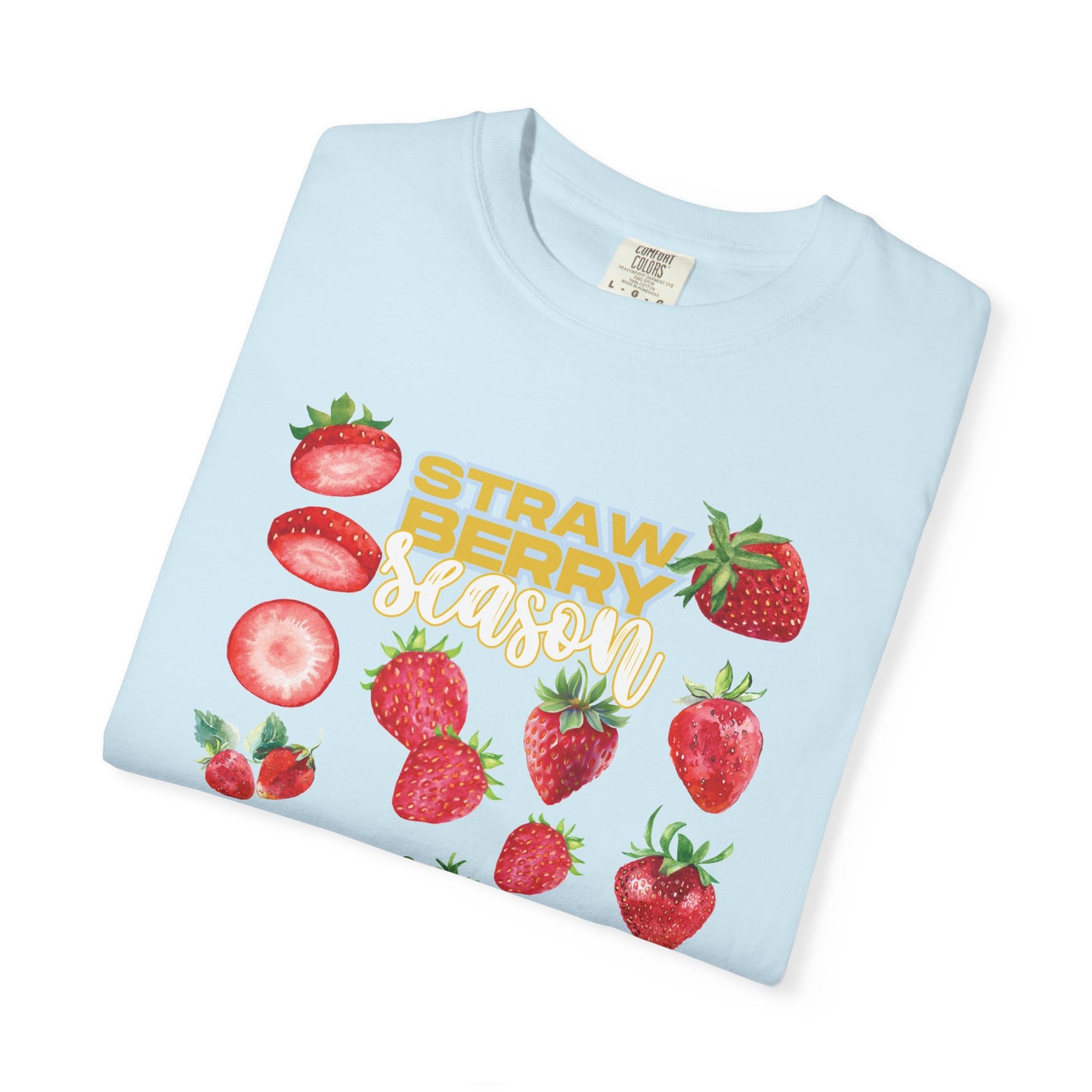 Strawberry Season T-Shirt, Summer Tee, Fruit Lover Gift, Unisex Casual Wear, Fun Graphic Shirt, Cute Outfit Idea
