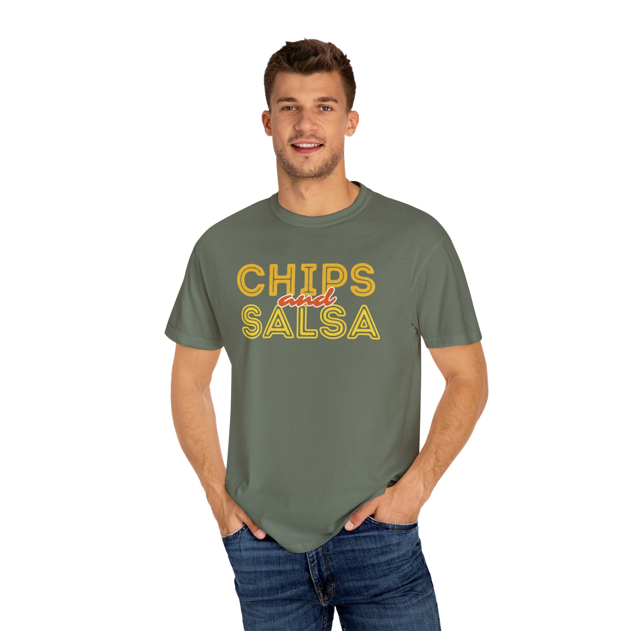Chips and Salsa Unisex T-shirt, Casual Summer Tee, Foodie Gift, Gift for Friends, Cute Graphic Top, Comfortable Everyday Wear
