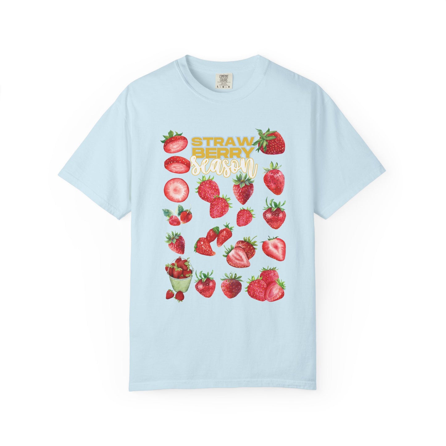 Strawberry Season T-Shirt, Summer Tee, Fruit Lover Gift, Unisex Casual Wear, Fun Graphic Shirt, Cute Outfit Idea