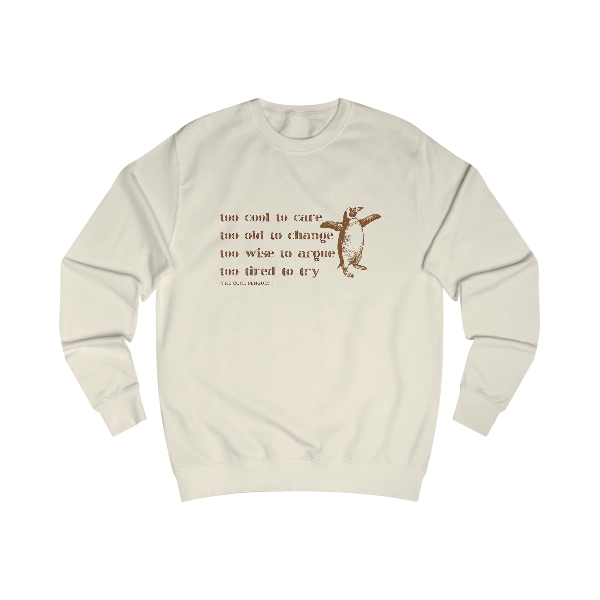 The Cool Penguin Advice Unisex Sweatshirt, Funny Gift for Friends, Comfy Layering Piece, Casual Style for Everyday Wear, Perfect for [...]