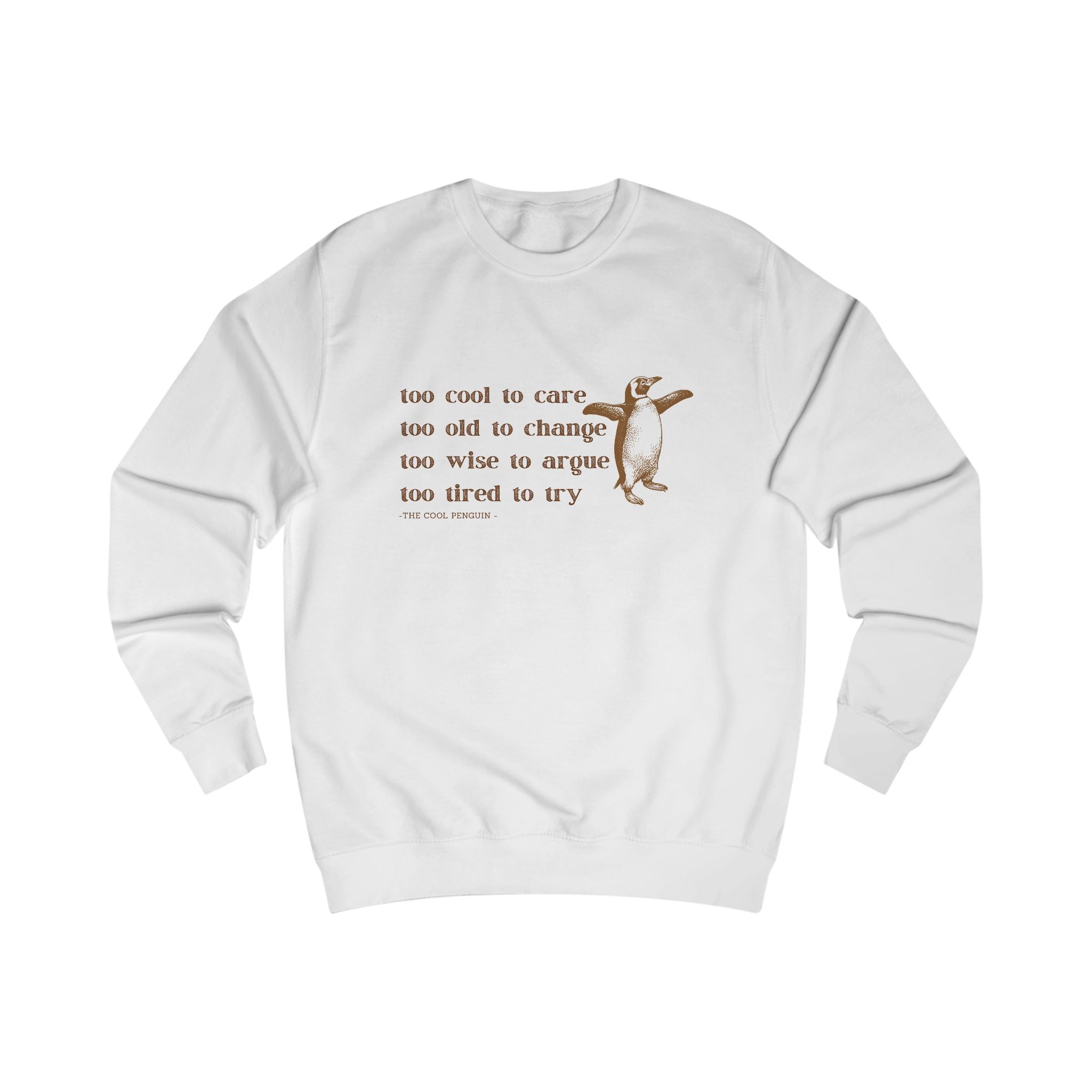 The Cool Penguin Advice Unisex Sweatshirt, Funny Gift for Friends, Comfy Layering Piece, Casual Style for Everyday Wear, Perfect for [...]