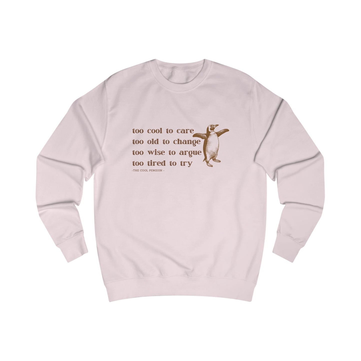 The Cool Penguin Advice Unisex Sweatshirt, Funny Gift for Friends, Comfy Layering Piece, Casual Style for Everyday Wear, Perfect for [...]