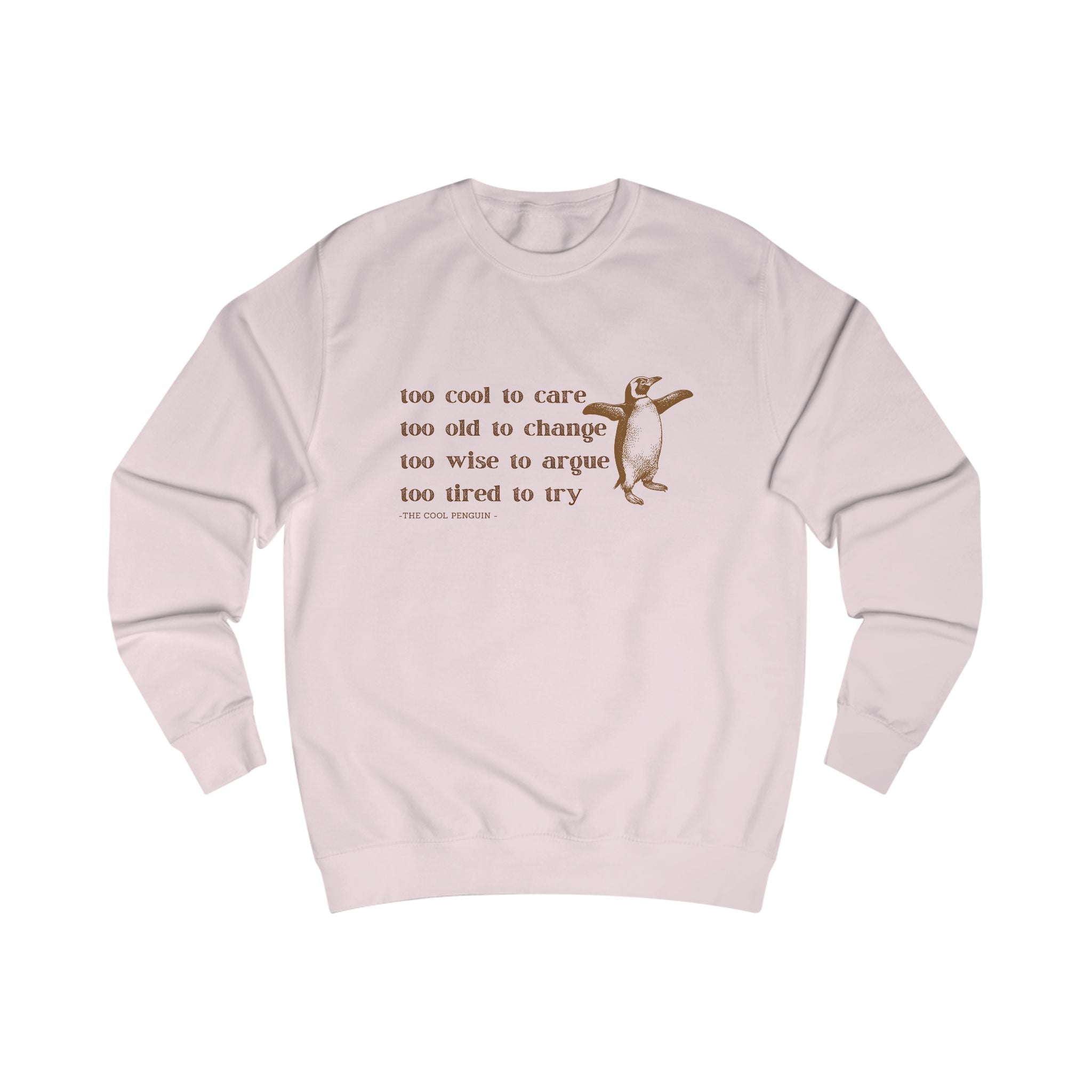 The Cool Penguin Advice Unisex Sweatshirt, Funny Gift for Friends, Comfy Layering Piece, Casual Style for Everyday Wear, Perfect for [...]