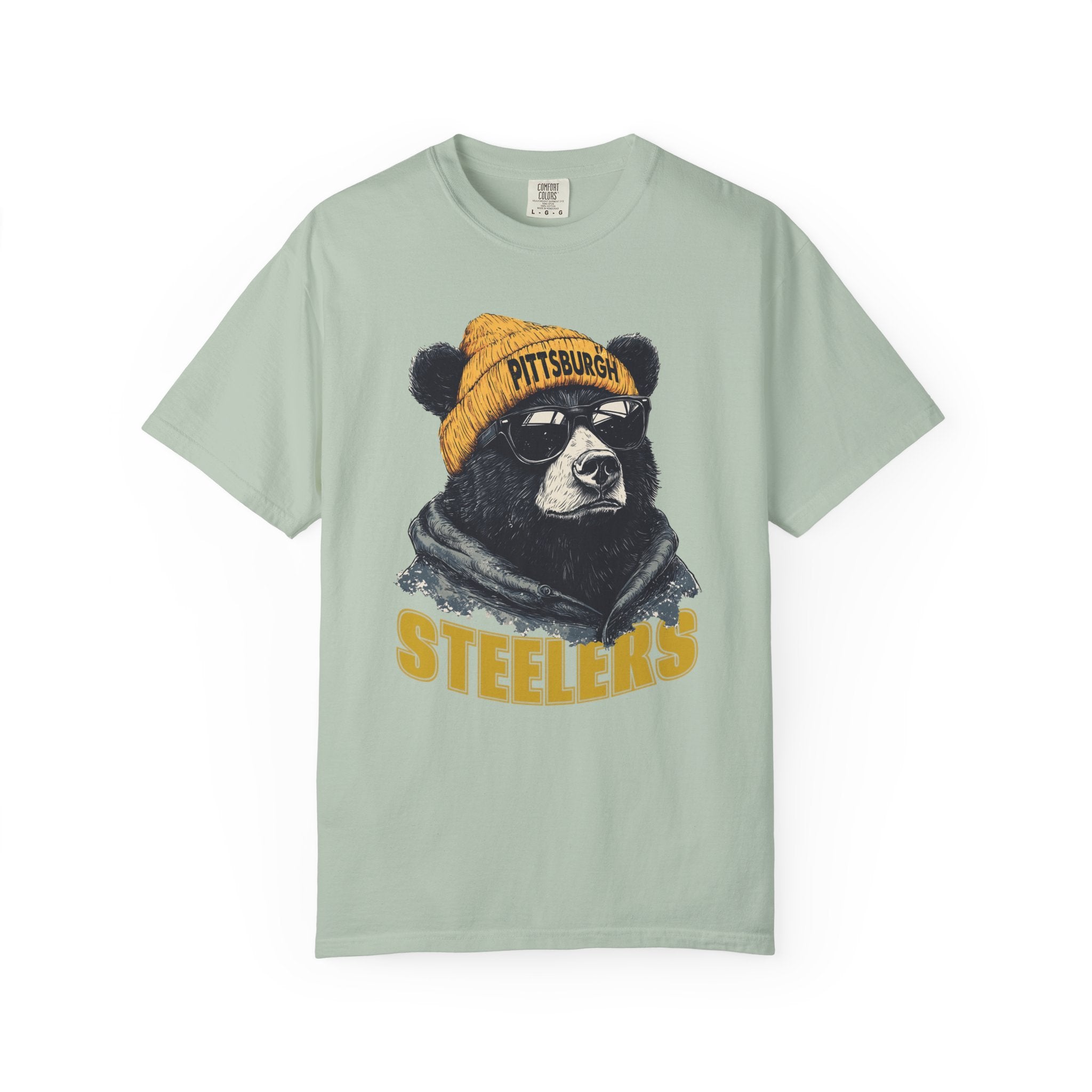 Pittsburgh Steelers Bear Spirit Animal T-Shirt | Unisex Football Fan Apparel
