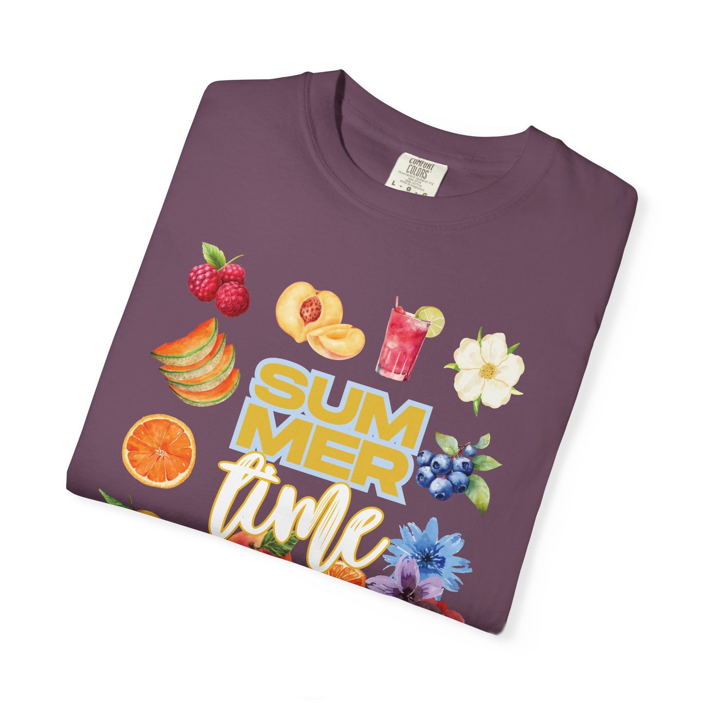 Summer Fruit Vibes T-Shirt, Unisex Casual Tee, Graphic Tee for Summer, Beachwear, Vacation Top, Gift for Her