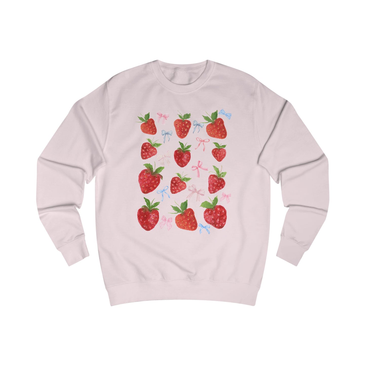 Strawberry Delight Unisex Sweatshirt - Cozy Style, Gift Idea for Friends, Spring Fashion, Comfortable Outfit, Perfect for Berry Lovers