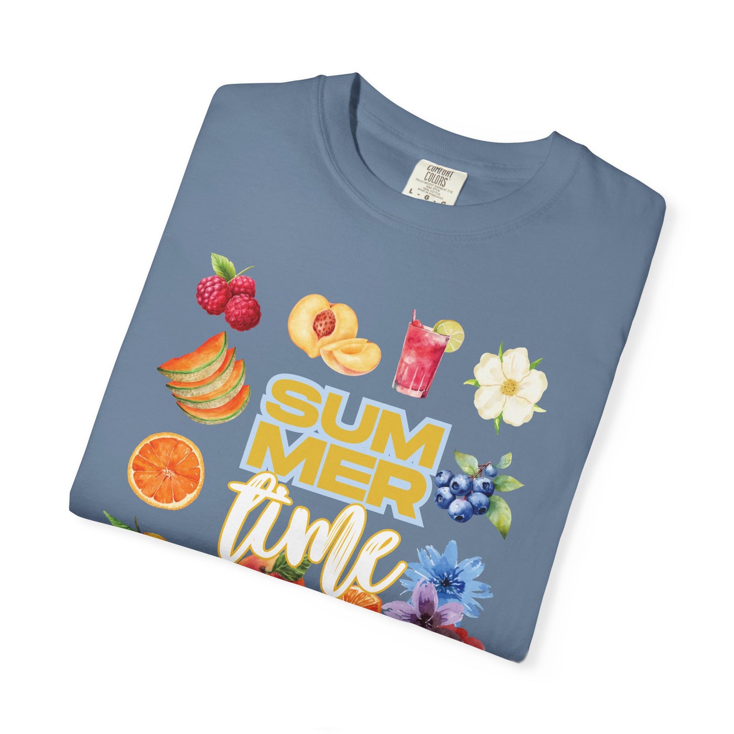 Summer Fruit Vibes T-Shirt, Unisex Casual Tee, Graphic Tee for Summer, Beachwear, Vacation Top, Gift for Her