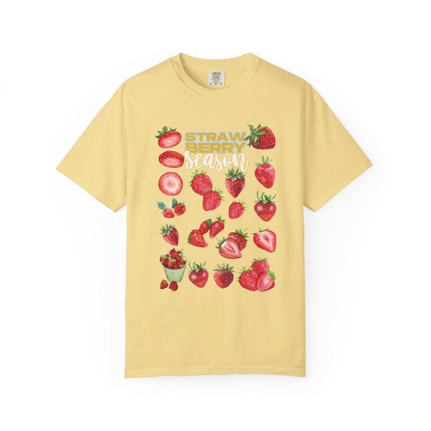 Strawberry Season T-Shirt, Summer Tee, Fruit Lover Gift, Unisex Casual Wear, Fun Graphic Shirt, Cute Outfit Idea