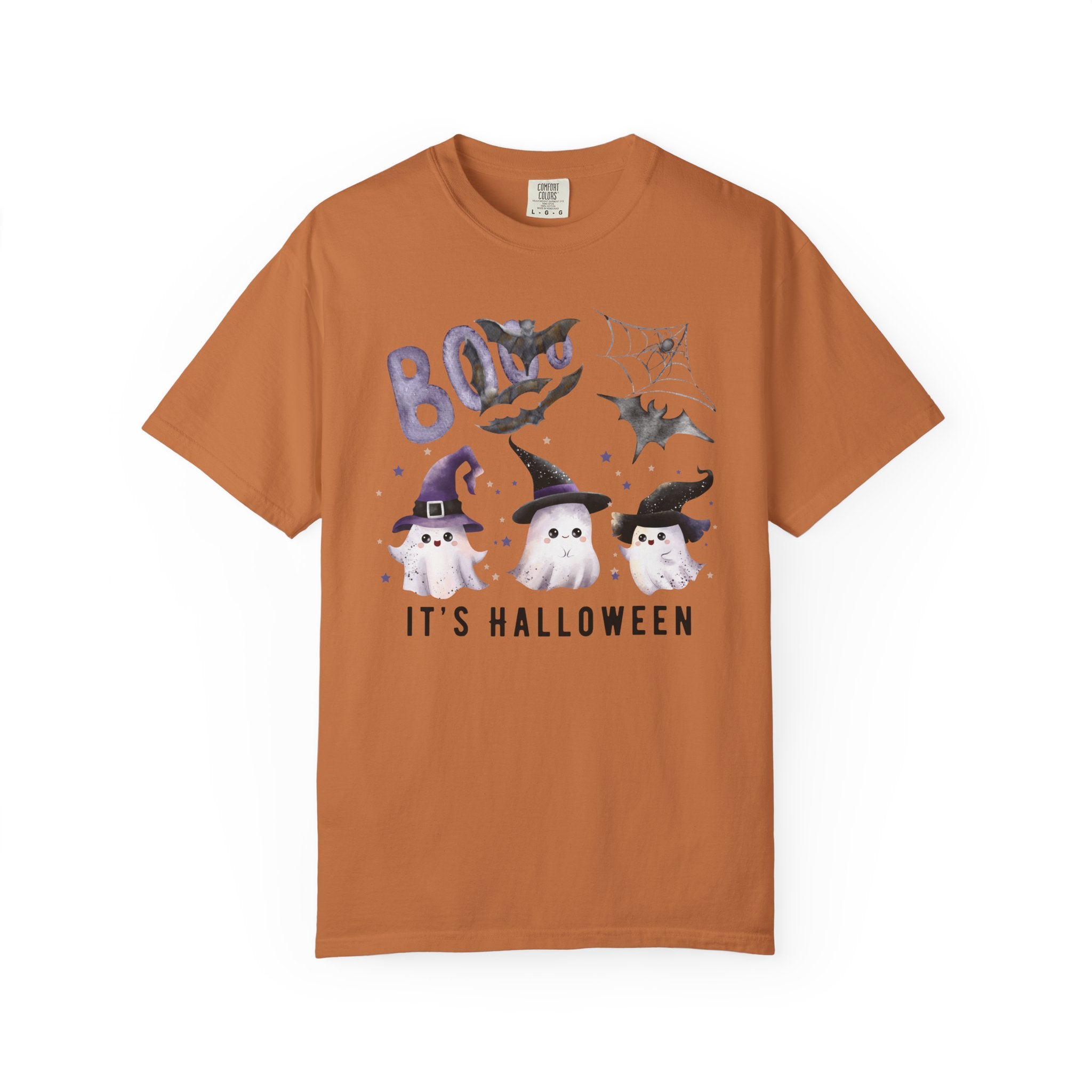 Halloween Cute Ghost T-Shirt, Unisex Fall Tee, Spooky Shirt, Kids Halloween Costume, Festive Apparel, Trick or Treat Shirt