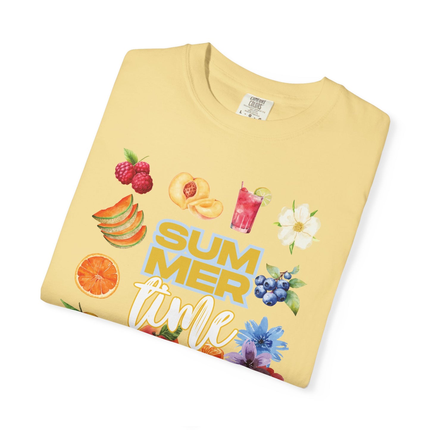 Summer Fruit Vibes T-Shirt, Unisex Casual Tee, Graphic Tee for Summer, Beachwear, Vacation Top, Gift for Her