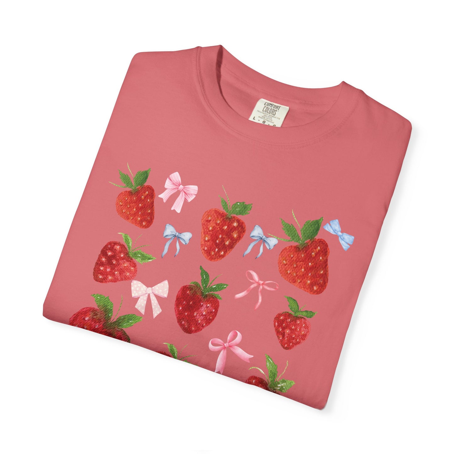 Strawberry Fields Unisex T-Shirt, Cute Summer Tee, Gift for Her, Eco-Friendly Apparel, Casual Wear, Berry Themed Fashion