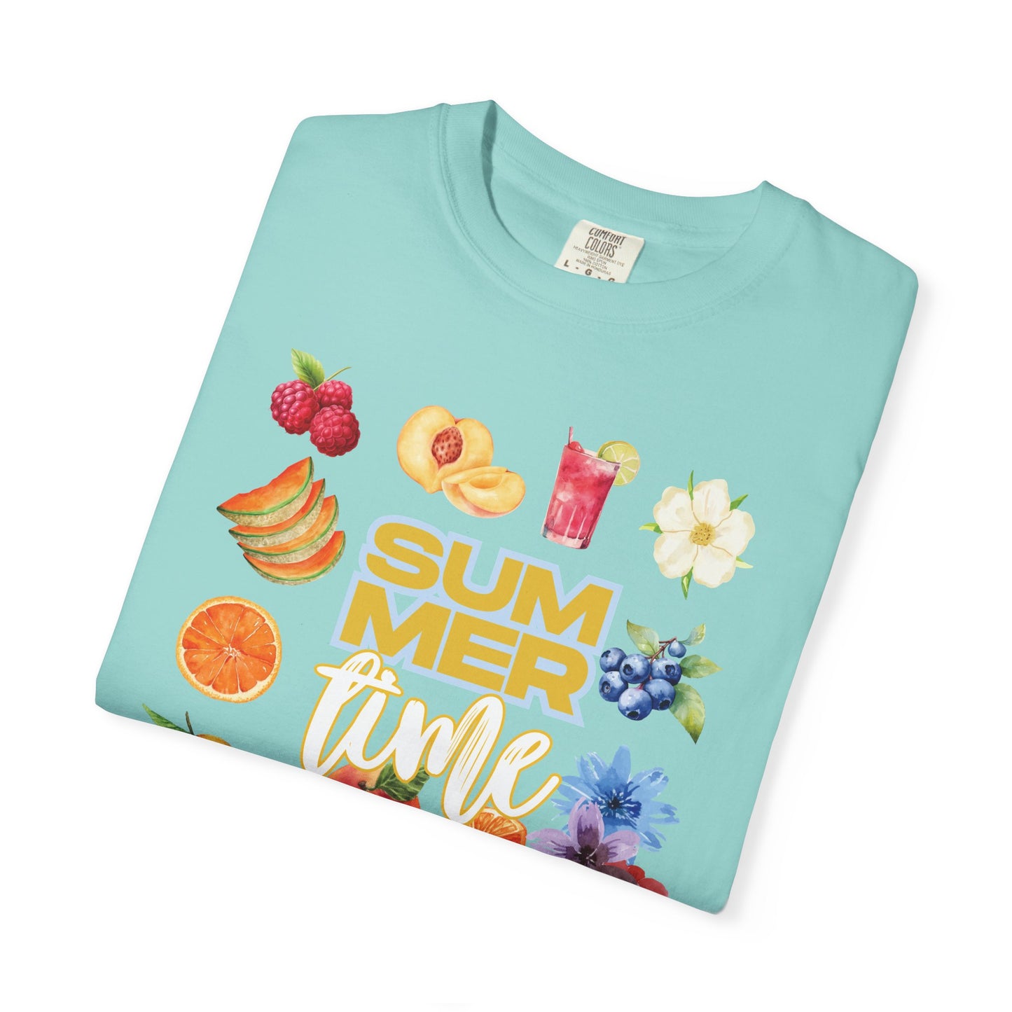 Summer Fruit Vibes T-Shirt, Unisex Casual Tee, Graphic Tee for Summer, Beachwear, Vacation Top, Gift for Her