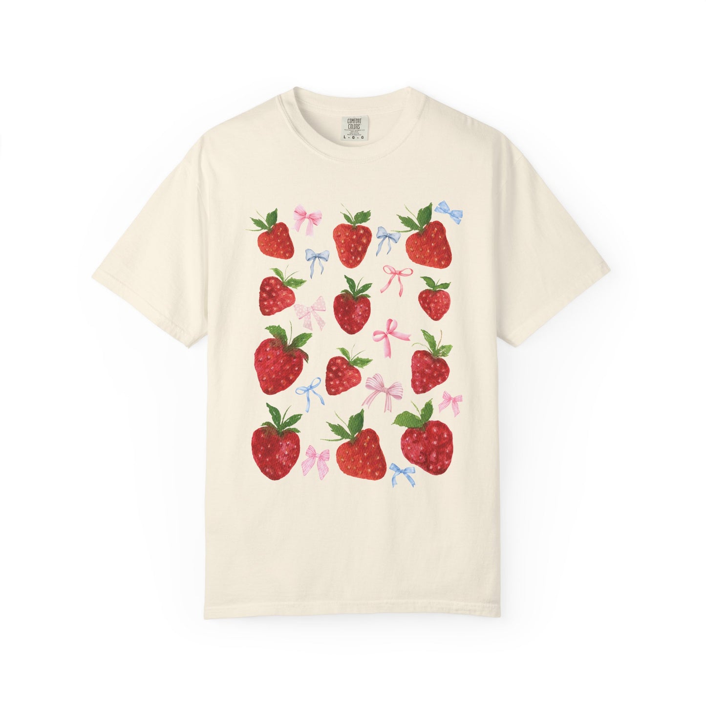Strawberry Fields Unisex T-Shirt, Cute Summer Tee, Gift for Her, Eco-Friendly Apparel, Casual Wear, Berry Themed Fashion