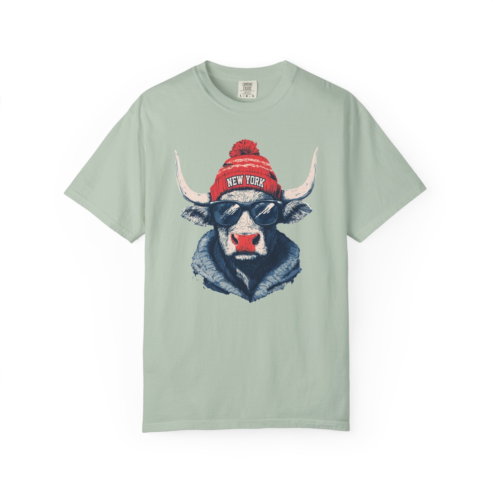 Football Spirit Animal Mascot Graphic T-shirt, Unisex Tee with New York Football team, Trendy Casual Wear, Gift for Him/Her