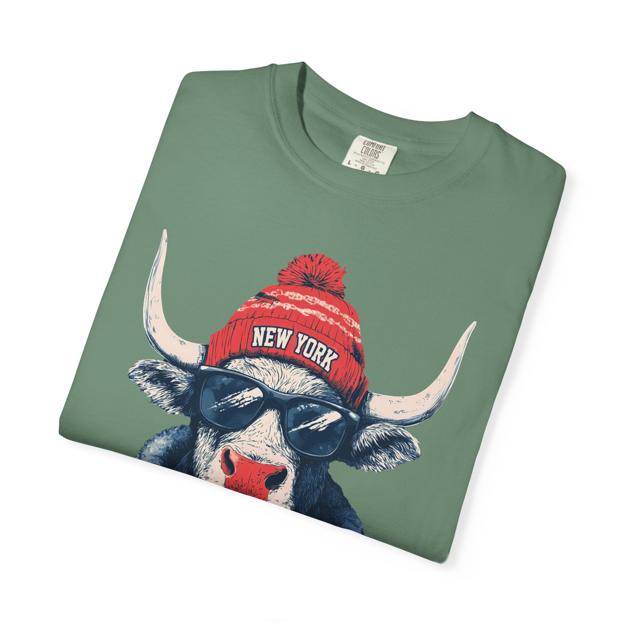 Football Spirit Animal Mascot Graphic T-shirt, Unisex Tee with New York Football team, Trendy Casual Wear, Gift for Him/Her