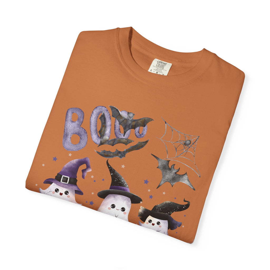 Halloween Cute Ghost T-Shirt, Unisex Fall Tee, Spooky Shirt, Kids Halloween Costume, Festive Apparel, Trick or Treat Shirt