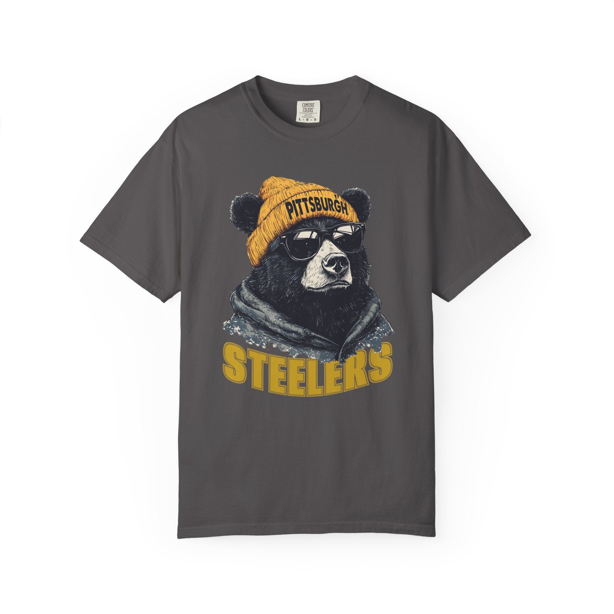 Pittsburgh Steelers Bear Spirit Animal T-Shirt | Unisex Football Fan Apparel