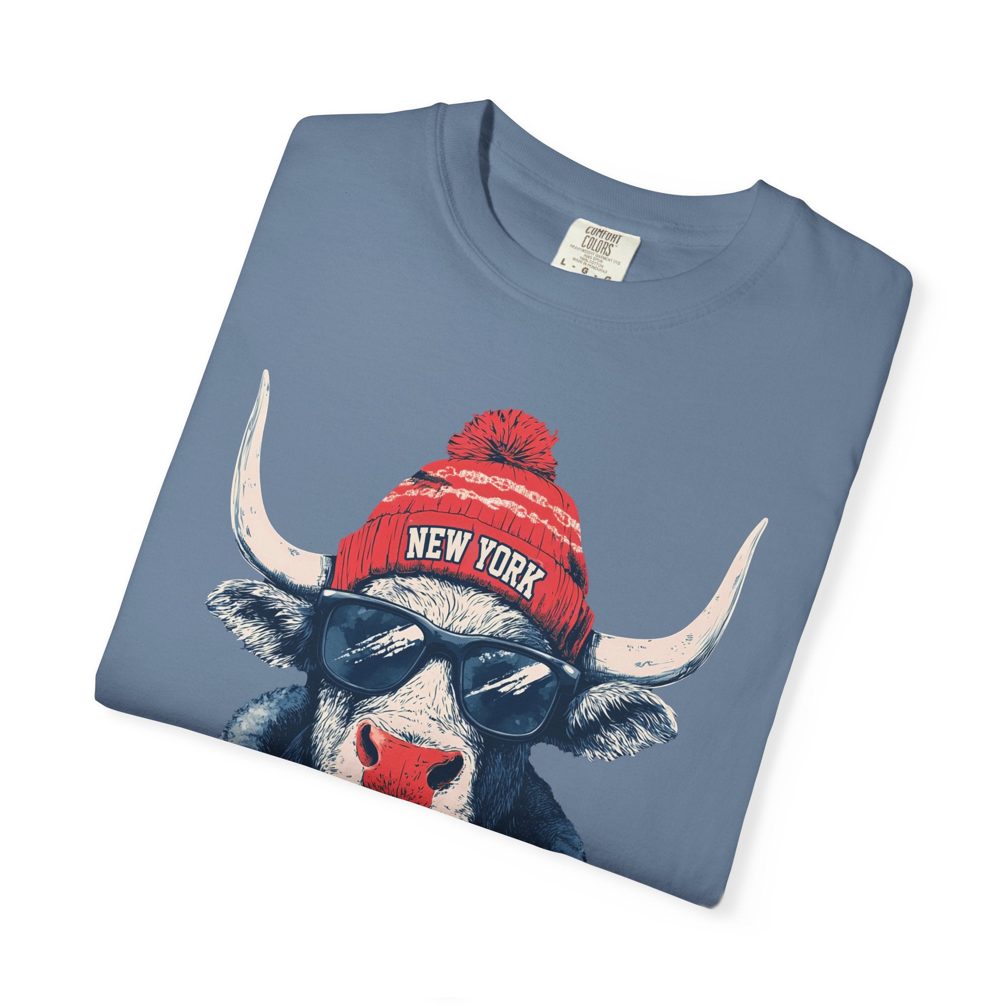 Football Spirit Animal Mascot Graphic T-shirt, Unisex Tee with New York Football team, Trendy Casual Wear, Gift for Him/Her